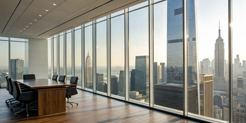 Consultation with top rated accident lawyers in a modern office conference room.